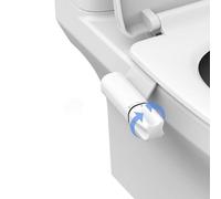 ZHCHAO Attacco for sedile WC sottile, spruzzatore di testa non elettrico, doppio ugello, pressione 'acqua regolabile