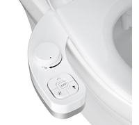 ZHCHAO Bidet non elettrico - Attacco for sedile WC for bidet con acqua dolce a doppio ugello autopulente