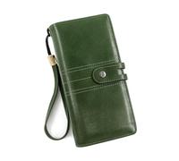 ZHCHAO Borsa a mano Portamonete Portamonete Portamonete da donna con cerniera lunga(Grn)