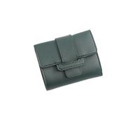 ZHCHAO Borsa da donna corta a tre pieghe con portamonete for cambio ID. Borsa a tre pieghe(Grn)