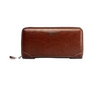 ZHCHAO Brieftasche Aus Echtem Leder Grosse Kapazität Herren-Kupplung Damen-Kupplungstasche