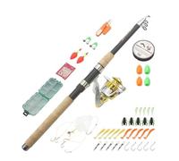 ZHCHAO Canna da mare Combinazione Canna da pesca lunga in legno canna da pesca in fusione lontana Canna da pesca piccola (dimensioni: A_2,4 m)