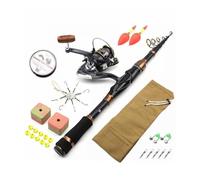 ZHCHAO Canna da Pesca Attrezzatura da Pesca Telescopica Strada Subrod Set Carbonio Sezione Canna
