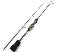 ZHCHAO - Canna da pesca da 1,68 m, in carbonio UL, canna da pesca spinning, peso 2-8 g, canna da pesca per pesce persico (dimensioni: canna da spinning_1,68 m)