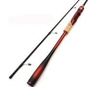 ZHCHAO - Canna da pesca da 1,83 m, con punte solide, canna da pesca in carbonio duro, portatile, 4-28 g, canna da pesca per trote (dimensioni: canna da lancio, 1,83 m)