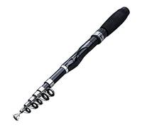 ZHCHAO Canna da pesca da viaggio da 1,1, 1,3, 1,5 m, canna da pesca per spinning, portatile, telescopica, attrezzatura da pesca a mano (dimensioni: B_1,1 m)