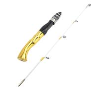 ZHCHAO Canna da pesca sul ghiaccio curva Canna da pesca invernale Spinning Wheel Set di attrezzi da pesca canna da pesca zattera canna da pesca (dimensioni: D)
