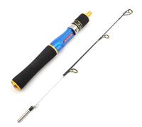 ZHCHAO Canna da pesca sul ghiaccio da 58 cm Canna da pesca invernale con ruota da spinning attrezzatura da pesca combinazione canna da barca attrezzatura da pesca (dimensioni: D)