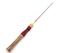 ZHCHAO Canna da pesca sul ghiaccio da 58 cm con ruota rotante combinazione canna da pesca invernale canna da barca canna da zattera (dimensioni: D)