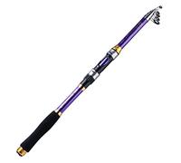 ZHCHAO - Canna da pesca telescopica in 2 colori, 1,8 m-3. Manico in fibra di vetro, canna da pesca per spinning, peso da pesca (dimensioni: A_3,3 m)