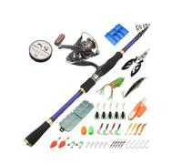 ZHCHAO Carbon Harvest Shorten Sub Rod Spinning Wheel Set Bait Fishing Gear Combinazione Canna da pesca (Dimensioni: A_2,1 m)