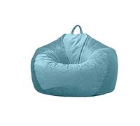 ZHCHAO Casa Textile Lazy Sofa Bean Bag Cover Tessuto Tatami Home Singolo Divano Cover Relax Lounge Mobili (senza riempimento)(Blue)