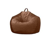 ZHCHAO Casa Textile Lazy Sofa Bean Bag Cover Tessuto Tatami Home Singolo Divano Cover Relax Lounge Mobili (senza riempimento)(Brown)