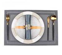 ZHCHAO Combinazione Stoviglie Piatto Western Ristorante Tavolo Piatto Tovaglietta Tovaglietta Set