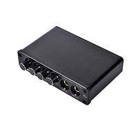 ZHCHAO Console audio miscelatore mini console stereo con TRS & Controllo del volume del tono di eco 'input