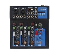 ZHCHAO Console di miscelazione del suono a 4 canali Mini professionale Console del mixer audio con