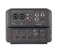 ZHCHAO Console di miscelazione multifunzione da 4 canali portatile Attrezzatura del mixer musicale del dispositivo di registrazione del suono