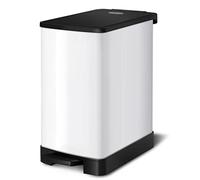 ZHCHAO - Contenitore per passi, in acciaio inox, quadrato, per bagno, cucina, pedale, bambola, colore: D, 15 l
