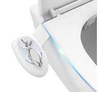 ZHCHAO Copri WC con doppio ugello for acqua calda e fredda, detergente for il corpo intelligente e scollegato, facile da installare