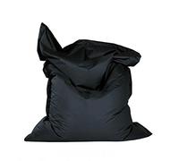 ZHCHAO Copridivano quadrato Sedie senza imbottitura Sedia a sdraio impermeabile Sacco a sacco Puff Couch Tatami Mobili da soggiorno(Schwarz)