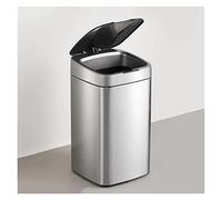 ZHCHAO Cucina Smart Trash CAN Sensore automatico Soggiorno Soggiorno in acciaio inox Bin della spazzatura automatica