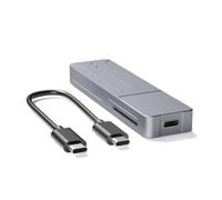 ZHCHAO Custodia for disco rigido M. 2 Nvme Type-c Usb3.2 Custodia for disco rigido esterno SSD a stato solido M2 ad alta velocità da 20 g