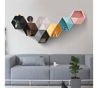 ZHCHAO - Decorazione nordica per la casa, mensola da appendere alla parete, vaso per fiori, multifunzionale, decorazione per la stanza, combinazione creativa murale (F)