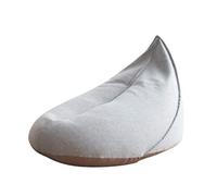 ZHCHAO Divano pigro Nordic Semplice Divano singolo Camera da letto moderna Sedia da salotto per il tempo libero Soggiorno creativo Bean Bag(Gray)
