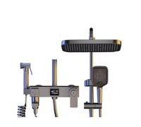 ZHCHAO Doccia Doccia, Ugello Pressurizzato per la Casa, Rubinetto a Temperatura Costante, Bagno Bagno, Display Digitale Doccia Set Doccia