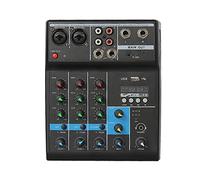 ZHCHAO F-4A. audio a 4 canali professionale portatile Sound Mixing Console Input Phantom Power Monitor