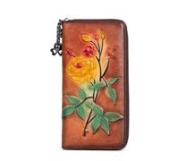 ZHCHAO Fermasoldi Da Donna Con Pochette E Portamonete Con Cerniera Multi-card Medio Lungo