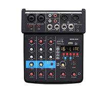 ZHCHAO Interfaccia audio del mixer audio a 4 canali 16 DSP. Console di miscelazione for la registrazione domestica, lo streaming