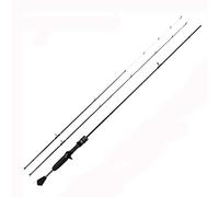 ZHCHAO L.W - Canna da pesca ultraleggera in fibra di carbonio cava da 0,6-8 g, con 2 punte solide (dimensioni: Casting_1,8 m)