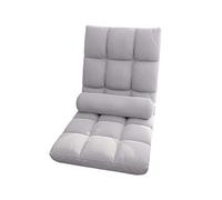 ZHCHAO Lazy divano tatami letto sedia schienale ragazza ragazza bella camera da letto singola baia finestra piccolo divano sedia pieghevole(Gray)