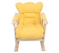 ZHCHAO Lazy Sofa Chair □ Altezza della famiglia Regolabile Pieghevole Pieghevole Bracciolo in Legno Singolo Divano Sedia Mobili da salotto