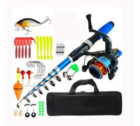 ZHCHAO Luya Pole Set Pole Wheel Set Breve Sea Pole Set Set di attrezzi da pesca Set da viaggio Portatile Luya Pole Set
