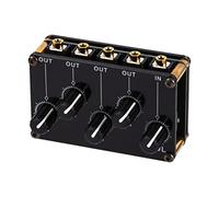 ZHCHAO Mini Mixer a 4 canali Stereo Line 4out 1in for Registrazione dal Registrazione portatile Audio Audio Audio Passive Console a basso rumore