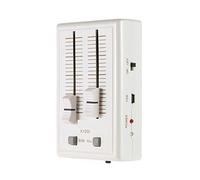 ZHCHAO Mini portatile DJ. Amplificatore for console audio stereo controller miscelatore(Blanco)