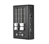 ZHCHAO Mini portatile DJ. Amplificatore for console audio stereo controller miscelatore(Schwarz)