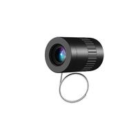 ZHCHAO Mini telescopio a tubo singolo interamente in metallo con specchio a dito a tubo singolo 2,5x17,5