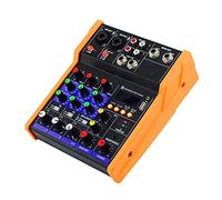 ZHCHAO Miscelatore audio 4 Mixing DJ Console Performance Protable for la registrazione del PC Singing Webcast Party DJ console