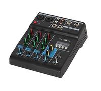 ZHCHAO Miscelatore audio professionale 4 canali Sound Console for Ktv. insieme a Effetti sonori della scheda audio