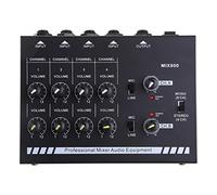 ZHCHAO MIX800 8- Canali Mini mixer audio con adattatore di alimentazione Mono/Stereo Mixer Amplificatore suono basso rumore
