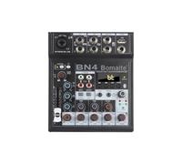 ZHCHAO Mixer audio Depusheng BN4 Console di missaggio DJ professionale a 5 canali con scheda audio 48V Alimentazione Phantom PC for la registrazione