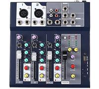 ZHCHAO Mixer professionale a 4 2 bus con ingresso lettore Bluetooth/usb/mp3 Alimentazione 48v per la registrazione di musica da palcoscenico