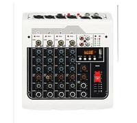 ZHCHAO MX-400. Mixer audio 6 canali DSP Console di interfaccia della scheda audio con 48V Phantom Power Recording to PC
