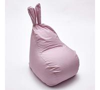 ZHCHAO New Nordic Striped Cute Rabbit Ears Bambini Divano Divano pigro Sgabello Pouf per il tempo libero rimovibile e lavabile(Roze)