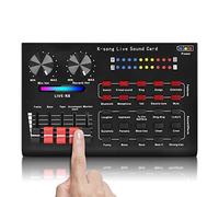 ZHCHAO R8 Voice Changer Sound Mixer Board for la scheda audio live multiplo Effetti audio miscelatore audio
