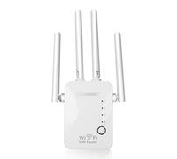 ZHCHAO Router Repeater Accesso Mini Point Modalità antenna Antenna Booster 2.4G Amplificatore Amplificatore a lungo raggio d'amplificatore Signal Extender(Color:Blanco)