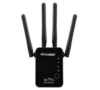 ZHCHAO Router Repeater Accesso Mini Point Modalità antenna Antenna Booster 2.4G Amplificatore Amplificatore a lungo raggio d'amplificatore Signal Extender(Color:Schwarz)